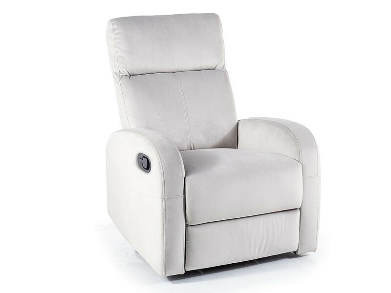 Fotoliu Olimp velvet gri deschis Blu03