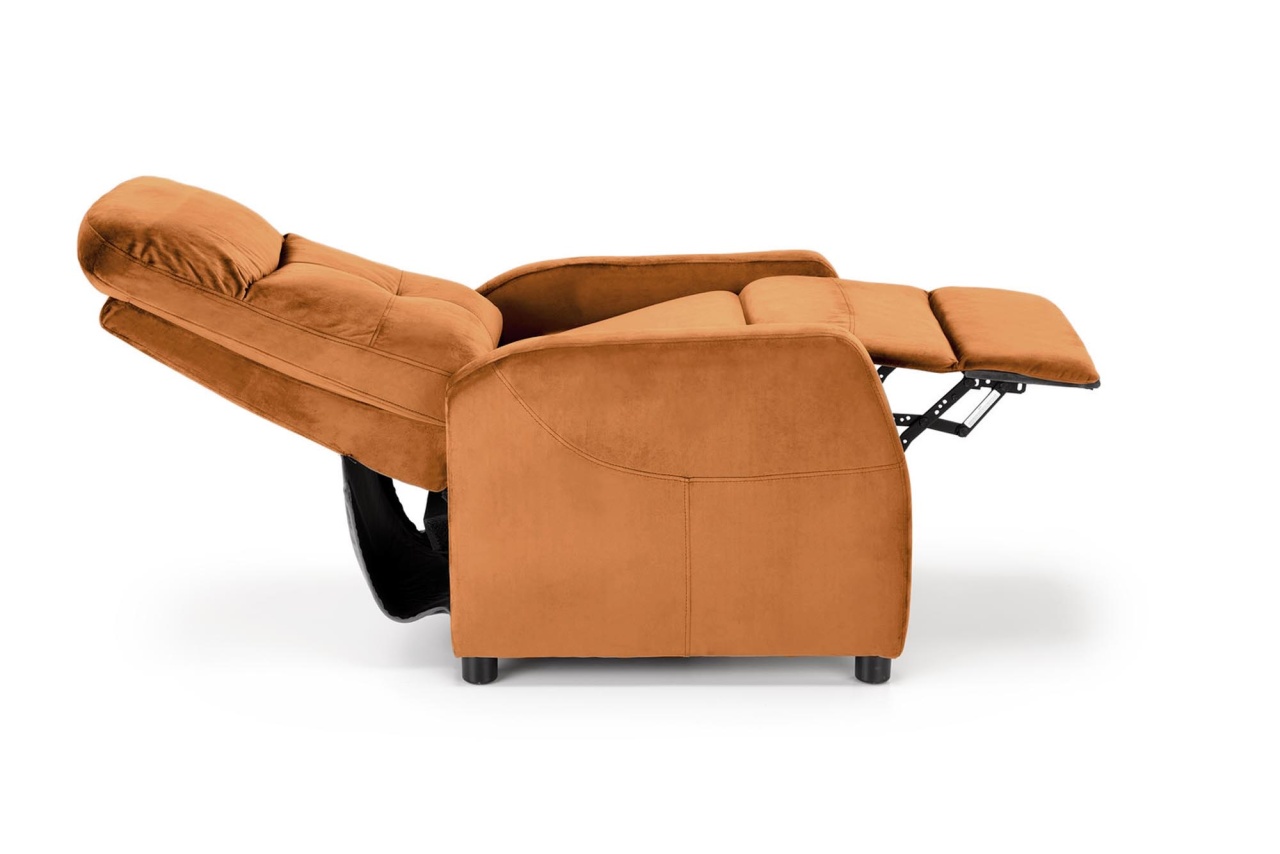 Fotoliu recliner Felipe 2 velvet cinnamon H103 cm - 1 | YEO