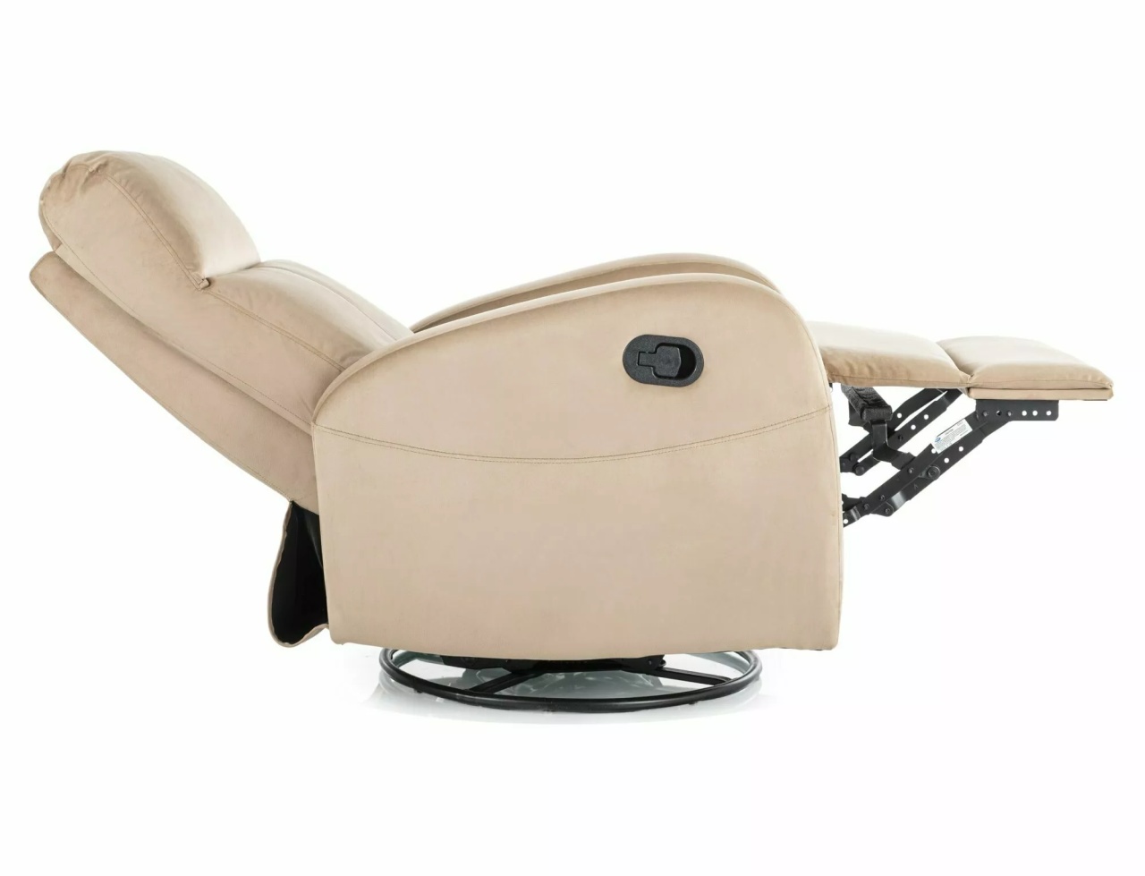 Fotoliu recliner Olimp velvet bej Blu28 - 4 | YEO
