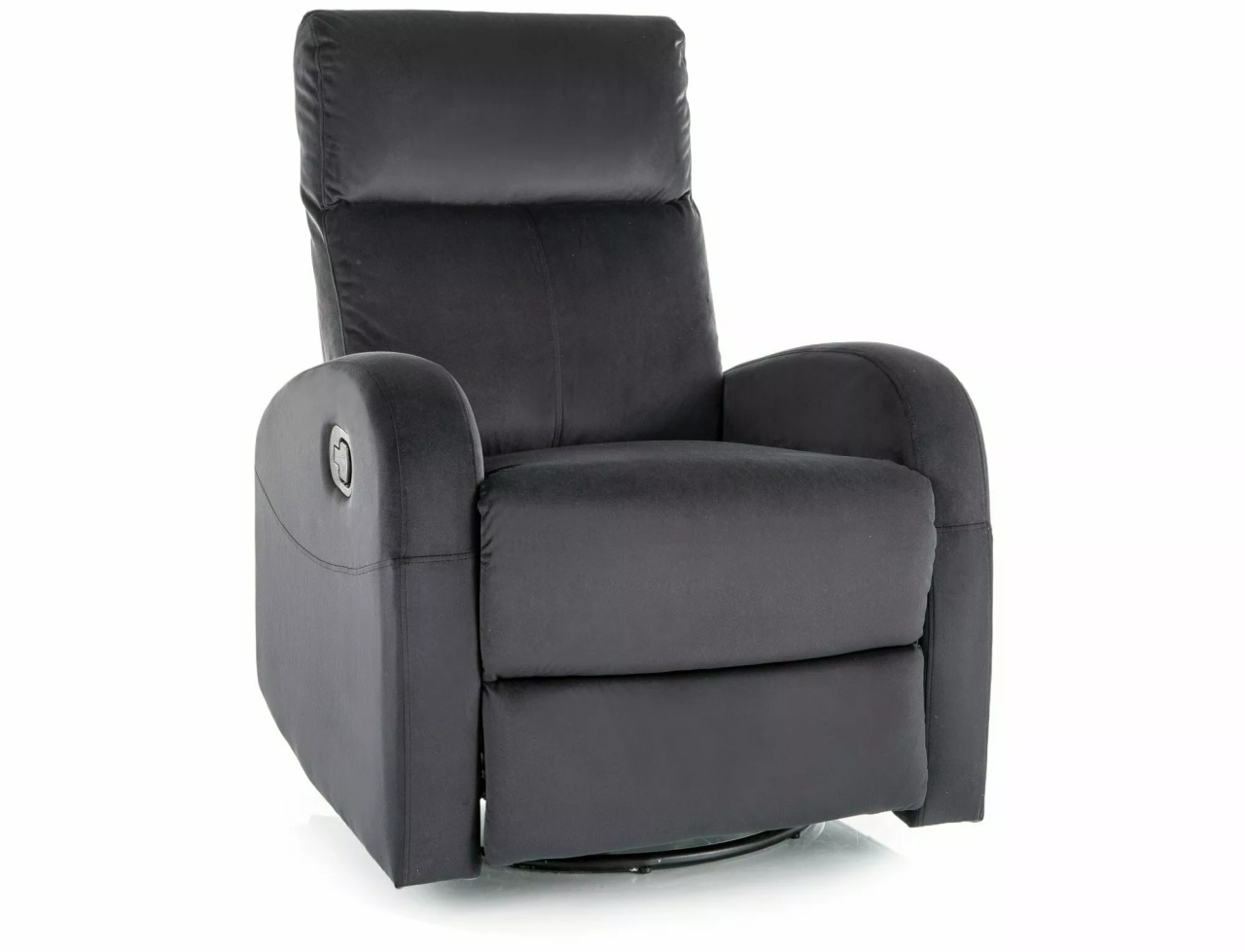 Fotoliu recliner Olimp velvet negru Blu19