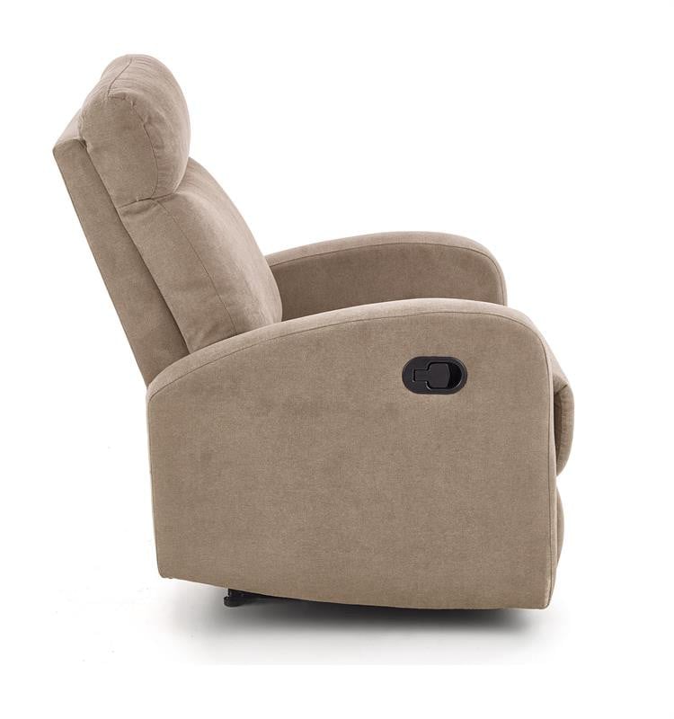 Fotoliu recliner Oslo 1S stofa bej H100 cm - 4 | YEO