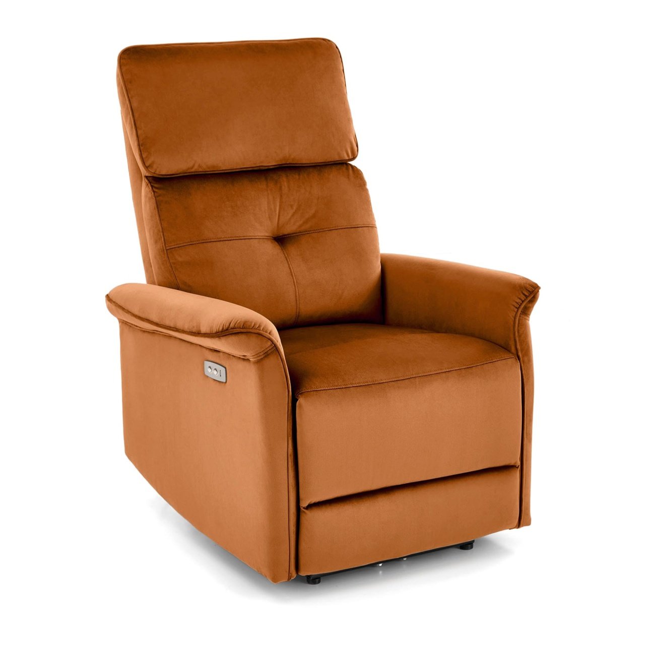 Fotoliu recliner Semir velvet cinnamon H108 cm - 3 | YEO