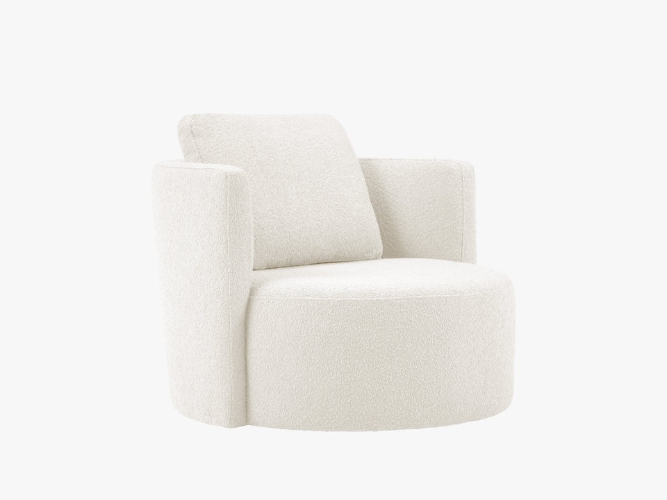 Fotoliu rotativ Bliss boucle L92 cm