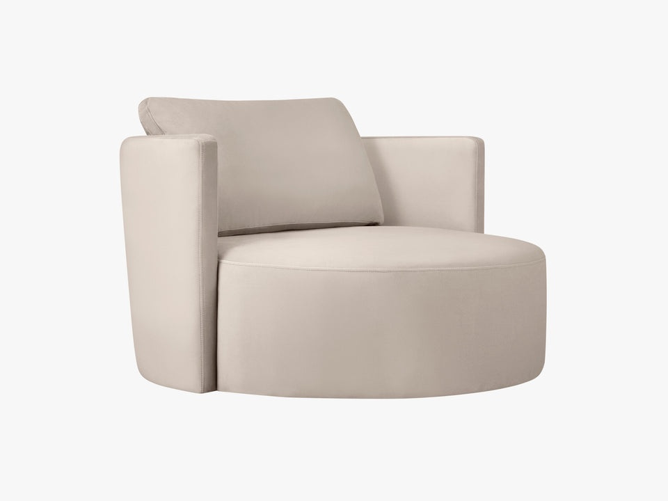 Fotoliu rotativ Bliss catifea L112 cm - 4 | YEO
