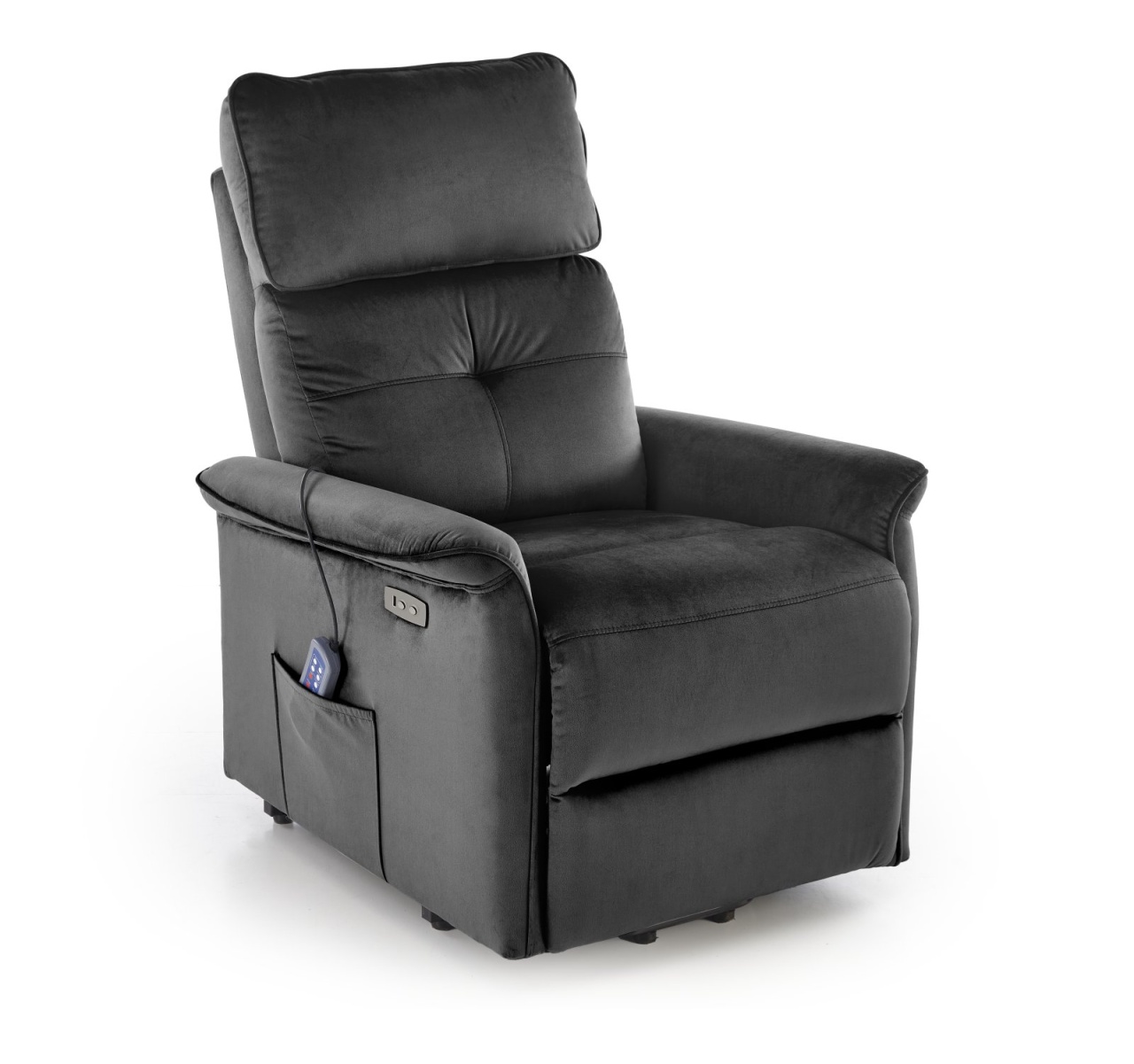 Fotoliu Semir 2 velvet negru