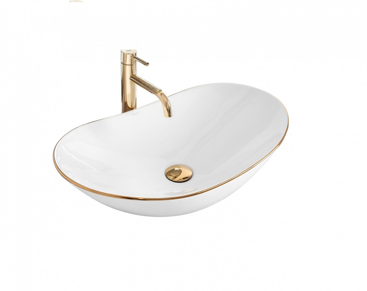 Lavoar Royal Gold Edge ceramica sanitara - 62,5 cm