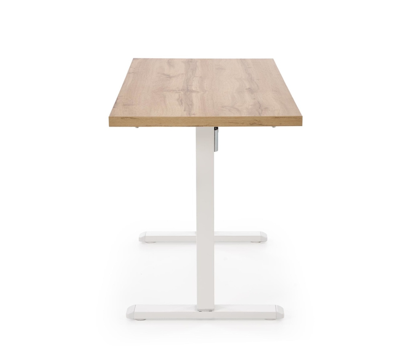 Masa de birou cu functie de reglare a inaltimii B54 stejar artizan/alb L120 cm - 3 | YEO