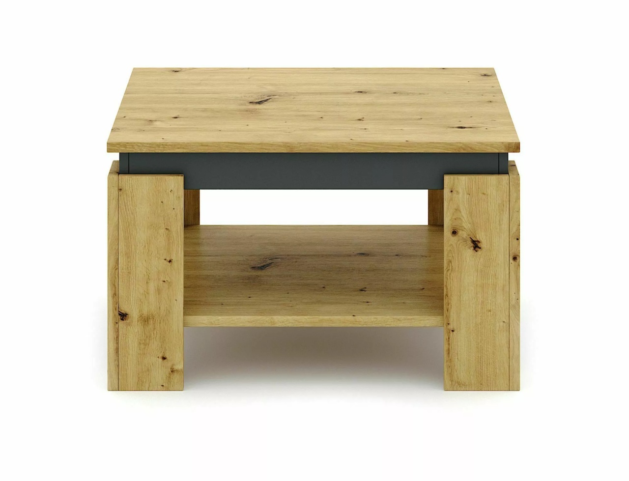 Masa de cafea Agava stejar artizan/antracit L68xl68 cm - 3 | YEO