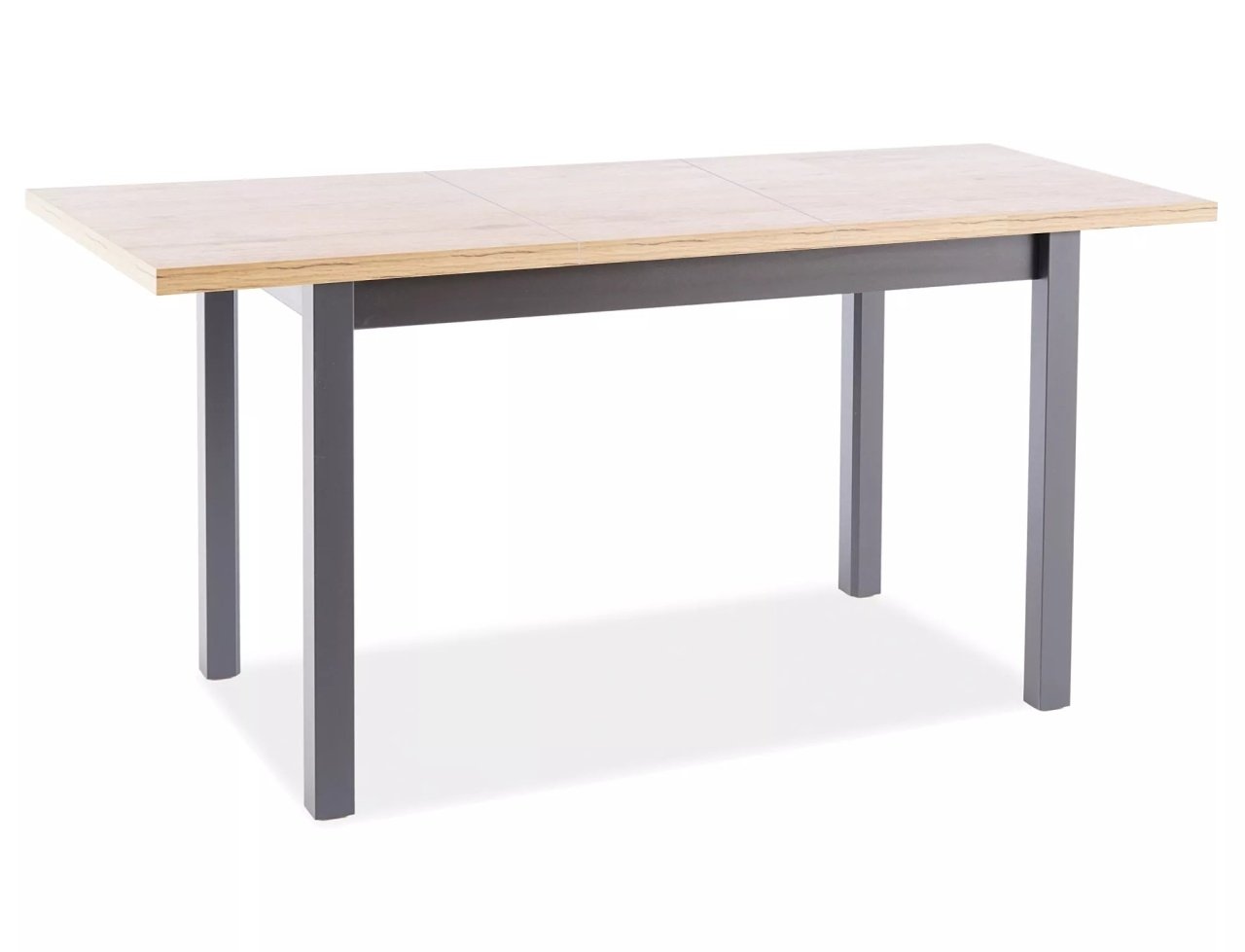 Masa extensibila Adam stejar artizan/negru L100-140xl60 cm