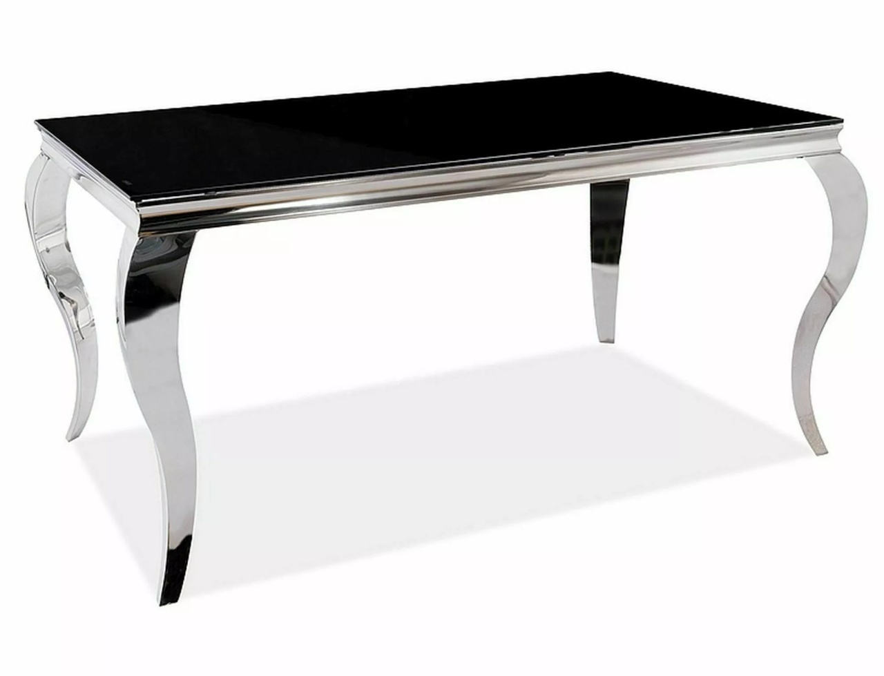 Masa Prince negru/crom L180xl90 cm
