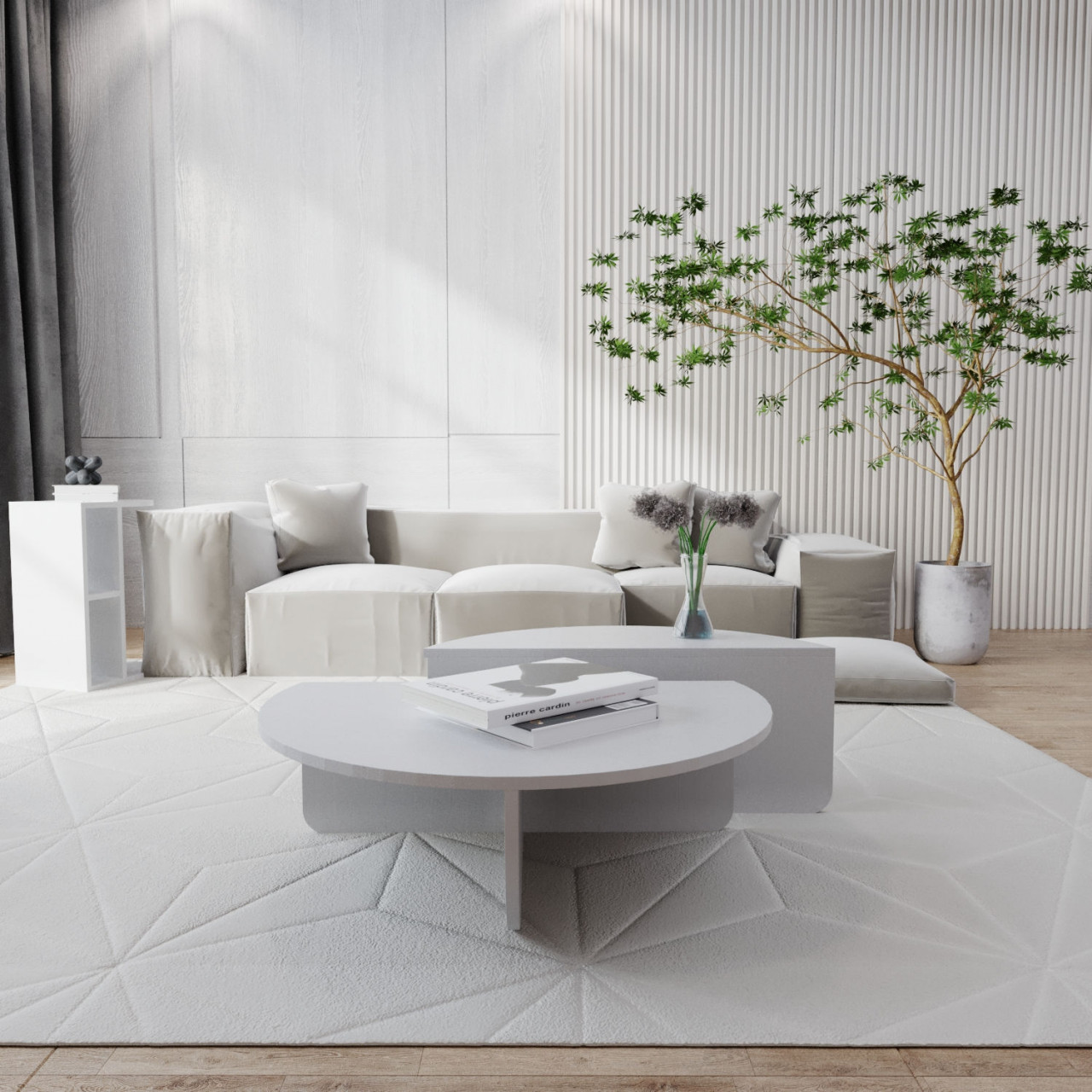 Masuta de cafea Podium - White
