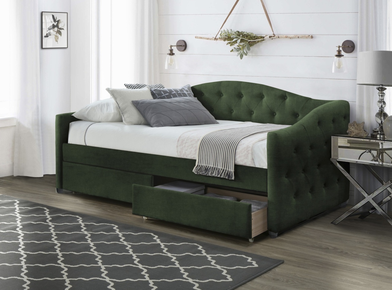 Pat Aloha velvet verde 90x200 cm - 1 | YEO