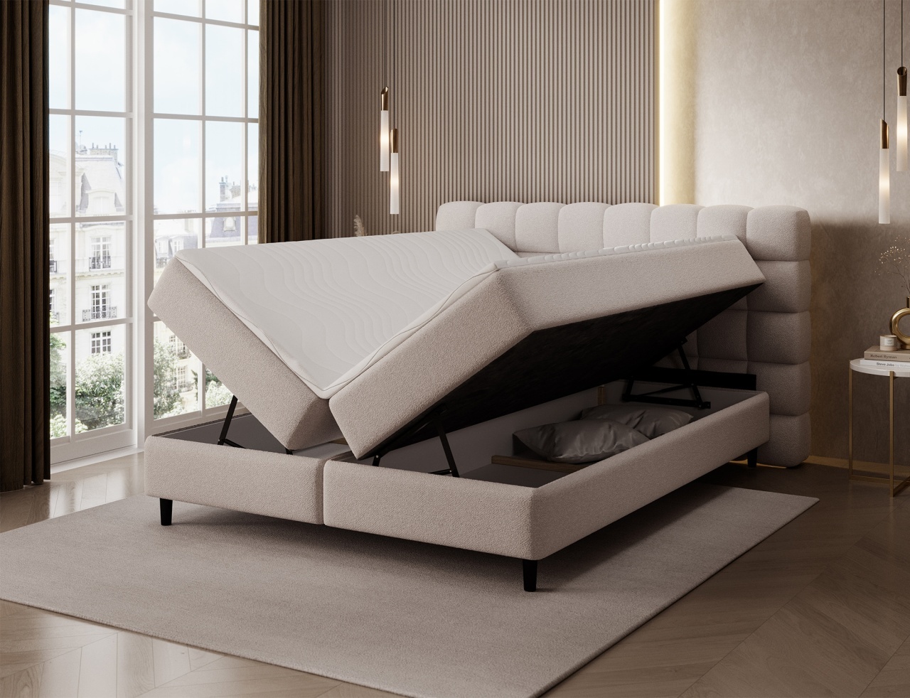 Pat boxspring Camma 160x200 cm Lukso 10