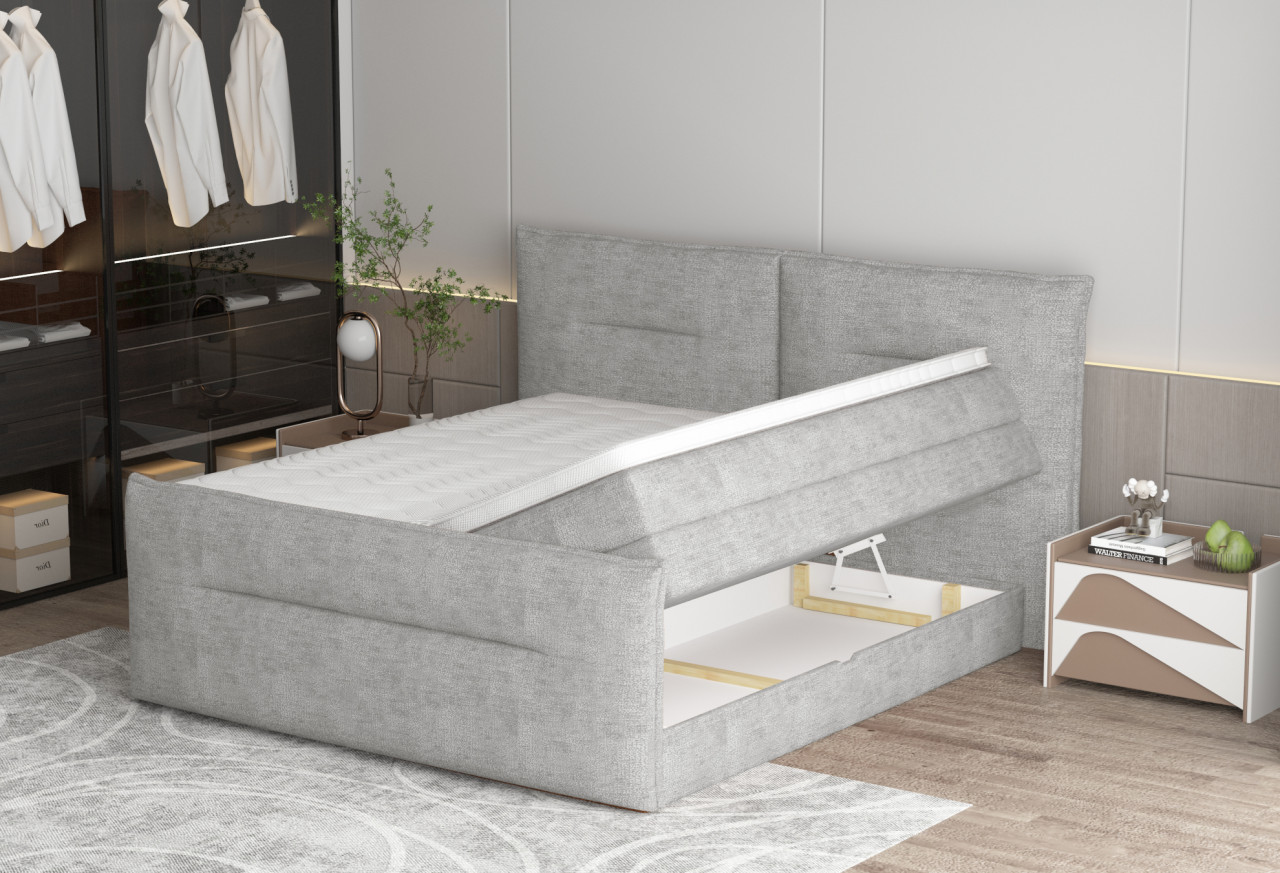 Pat tapitat boxspring Elma 140x200 cm - 1 | YEO