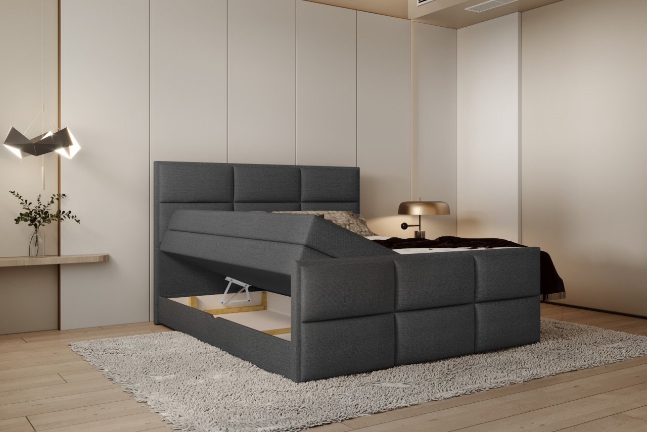 Pat tapitat boxspring Melva 140x200 cm - 1 | YEO