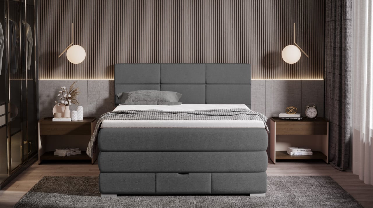 Pat tapitat boxspring Rita 180x200 cm