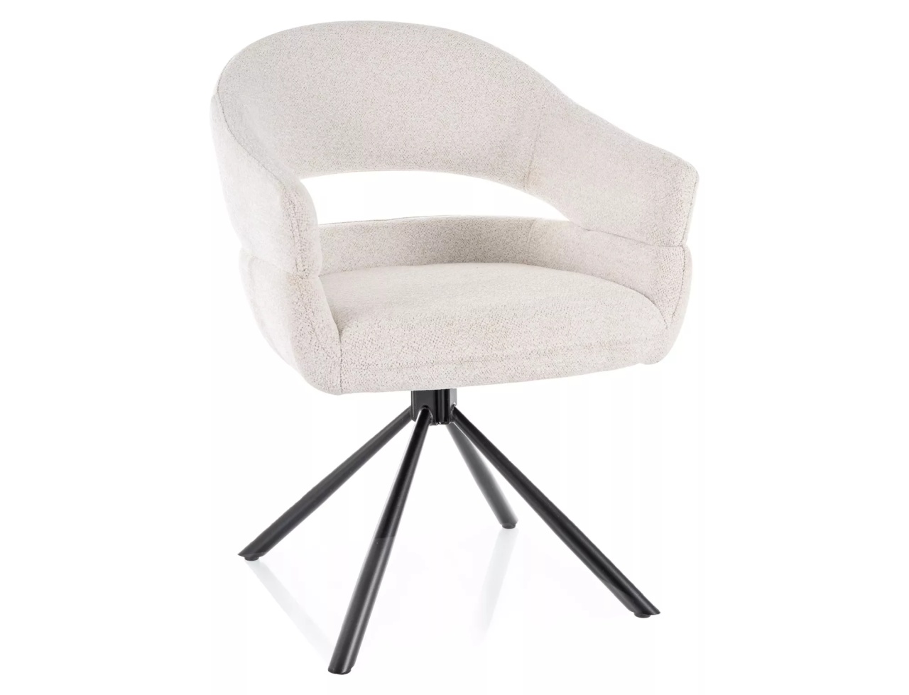 Scaun Borgo bej/negru Raven22