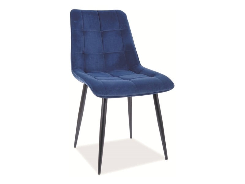 Scaun Chic matt velvet bleumarin79