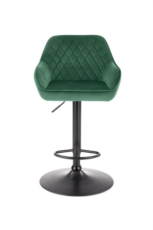 Scaun de bar H-103 velvet verde – H114 cm - 3 | YEO