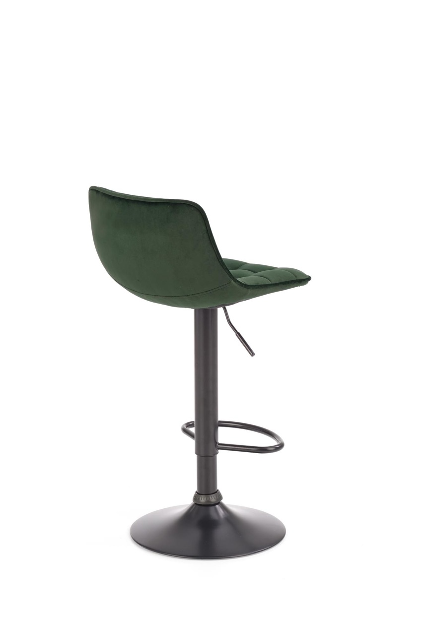 Scaun de bar H-95 velvet verde - 4 | YEO