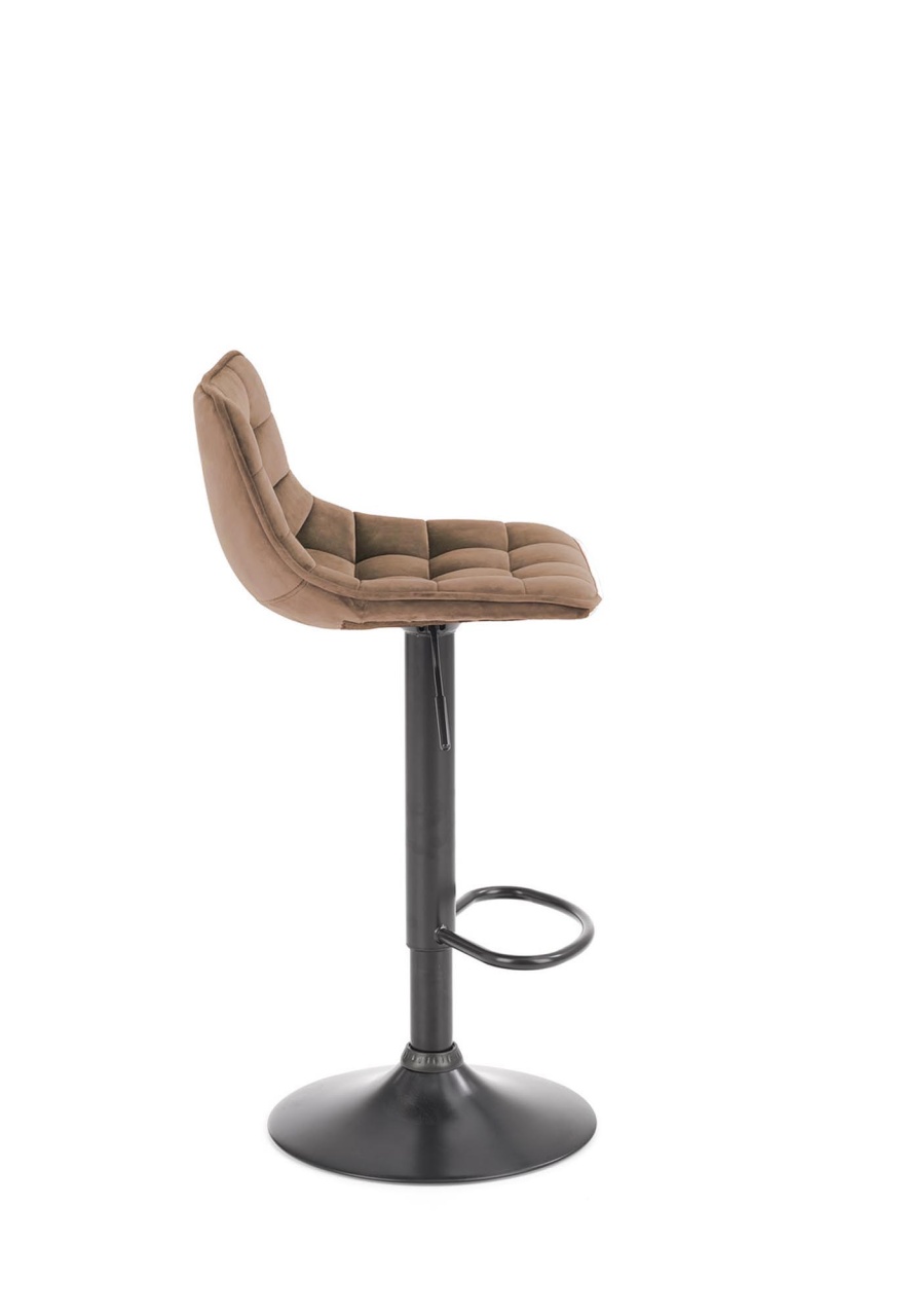 Scaun de bar H95 velvet bej - 2 | YEO