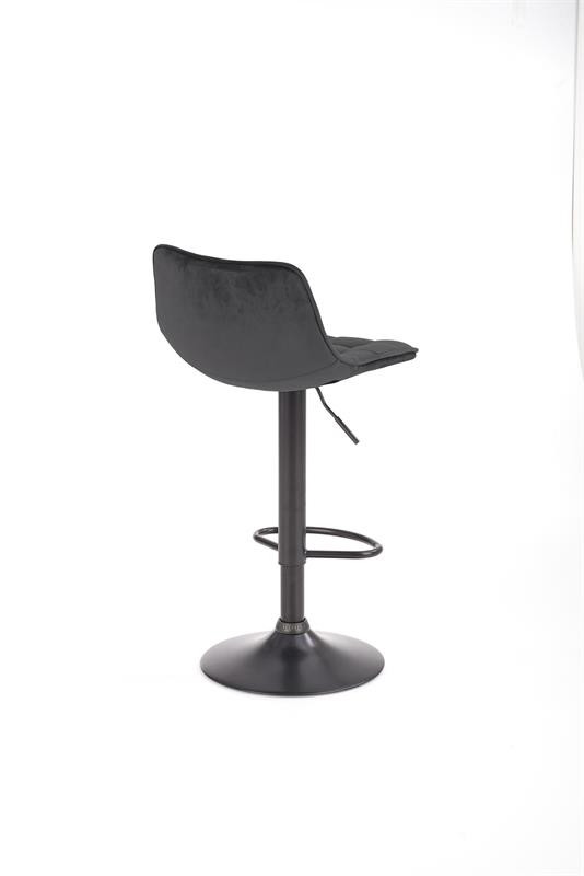 Scaun de bar H95 velvet gri - 5 | YEO