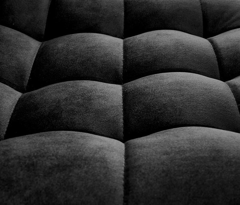 Scaun de bar H95 velvet negru - 5 | YEO