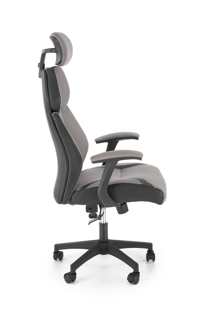 Scaun de birou Chrono gri/negru L128 cm - 2 | YEO