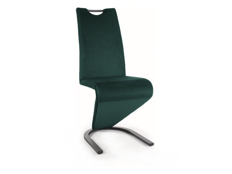 Scaun H-090 velvet verde Blu78 - H106 cm