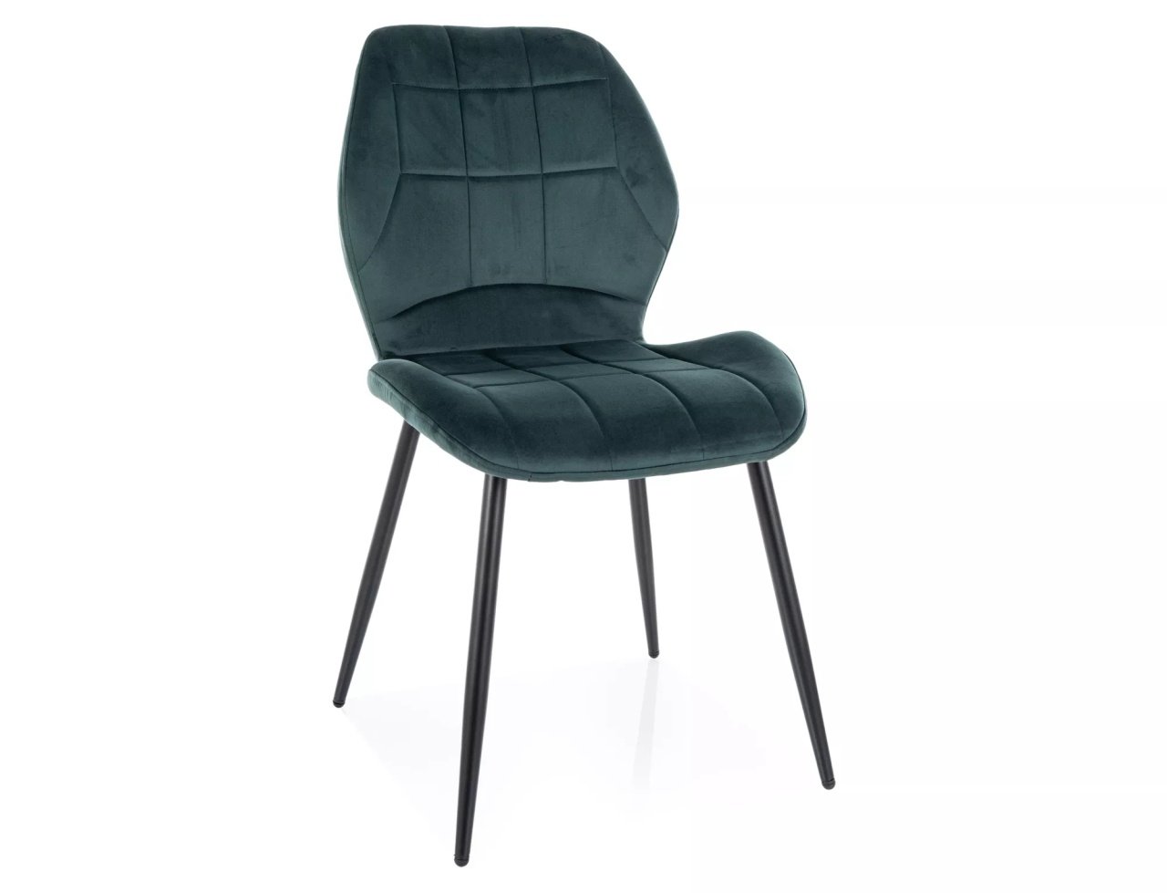 Scaun Jake velvet verde/negru Blu78