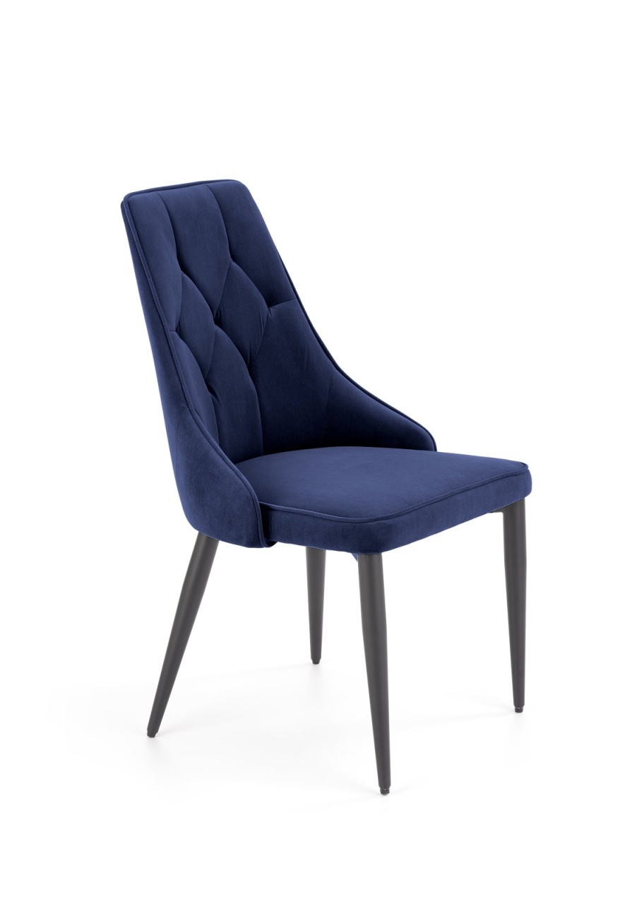 Scaun K365 velvet bleumarin