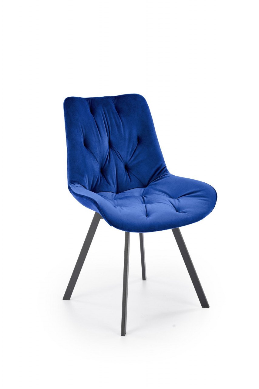 Scaun K519 velvet bleumarin