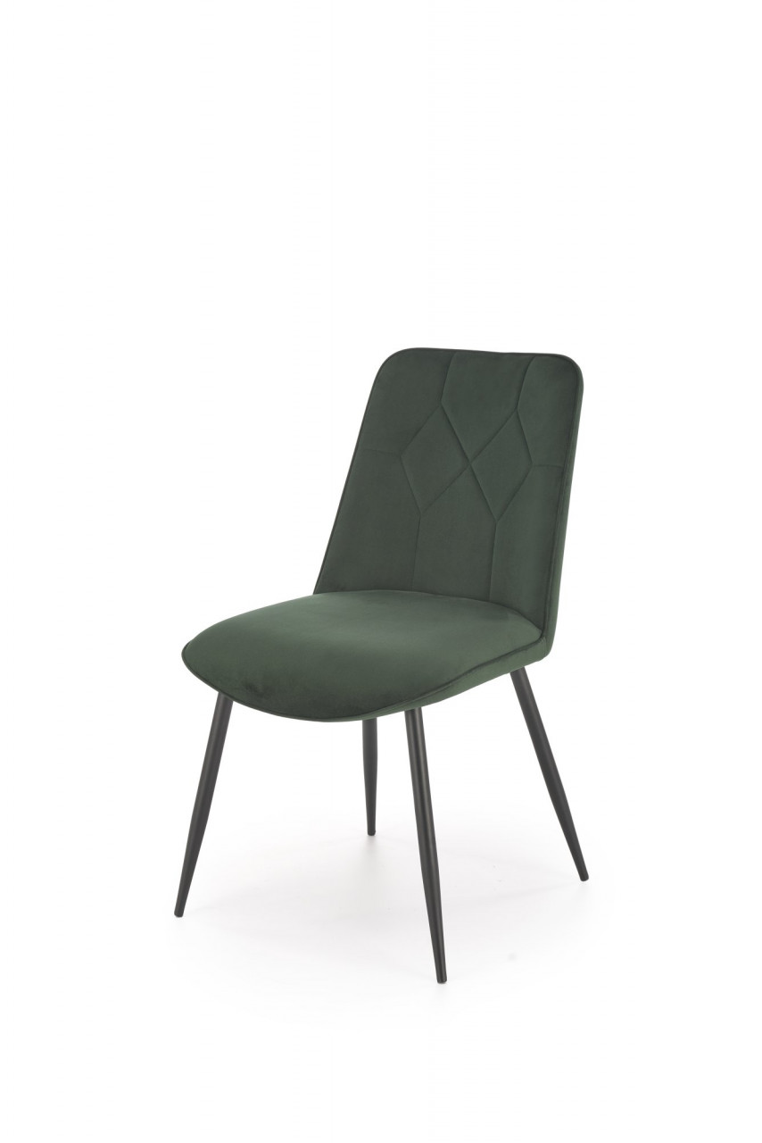 Scaun K539 velvet verde inchis H84 cm