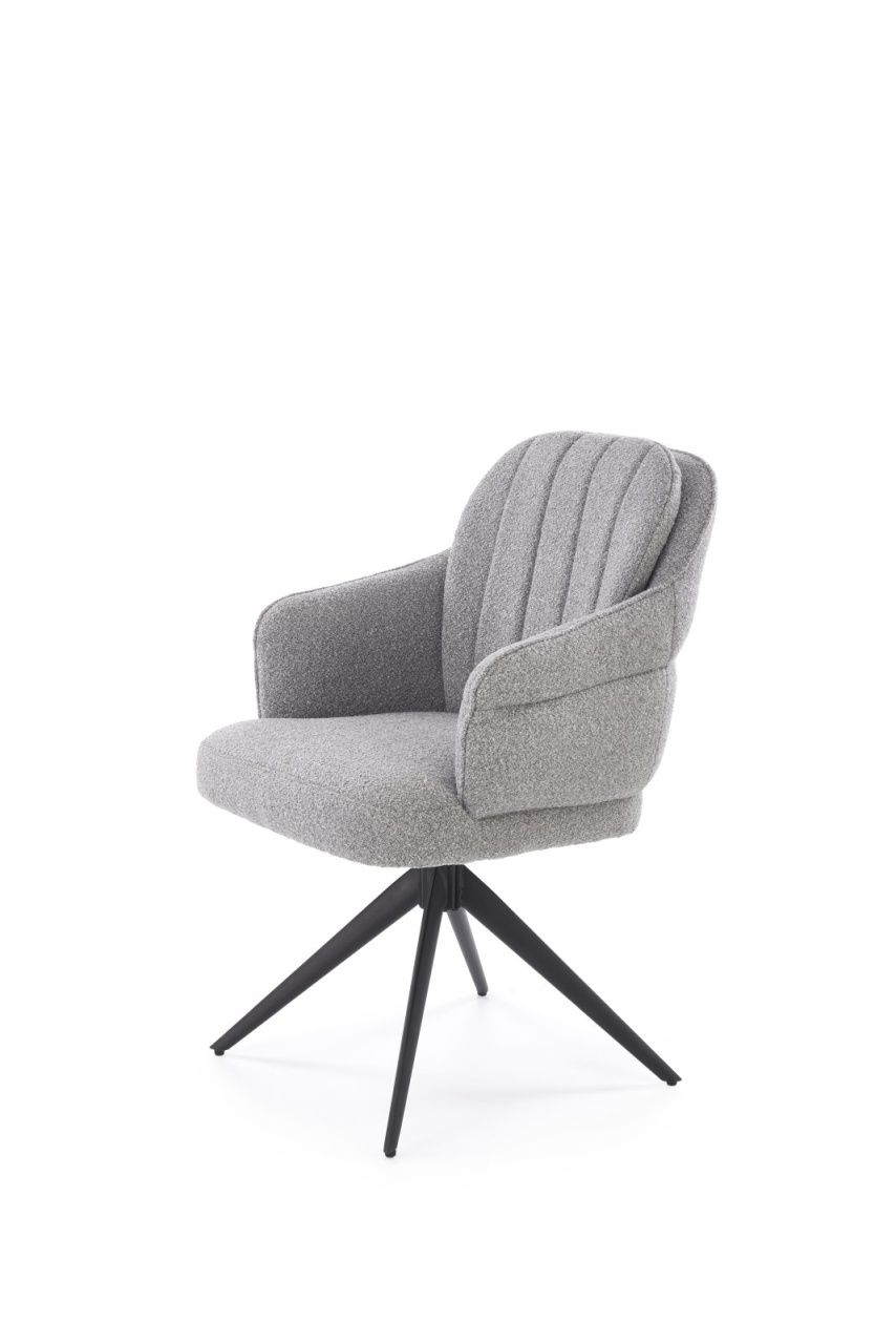 Scaun K570 stofa gri H92 cm