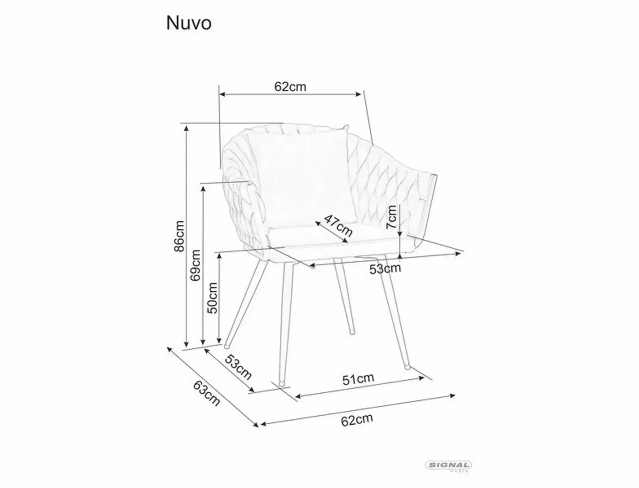 Scaun Nuvo velvet bej deschis/negru Blu30 - 4 | YEO