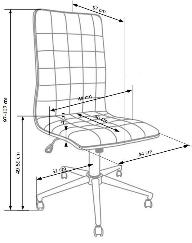 Scaun Porto piele ecologica alb - 2 | YEO