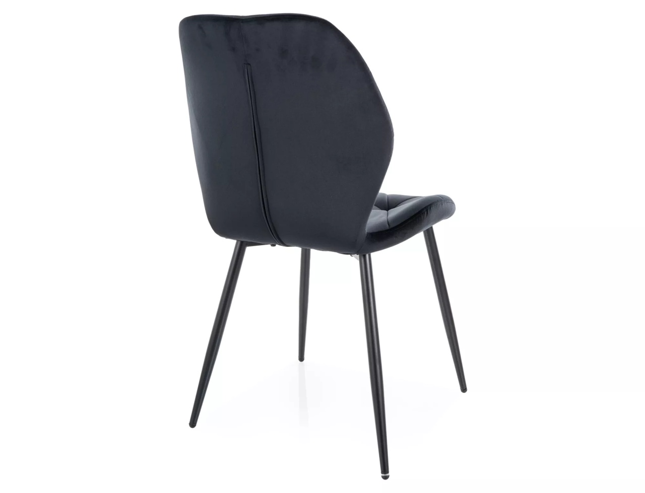 Scaun Rick velvet negru/negru Blu19 - 1 | YEO