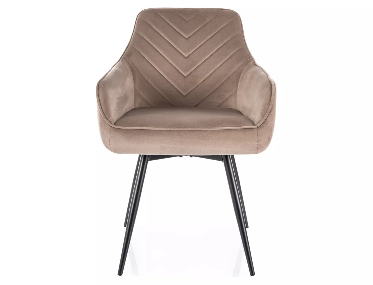 Scaun rotativ Servio velvet bej inchis/negru Blu40 - 2 | YEO