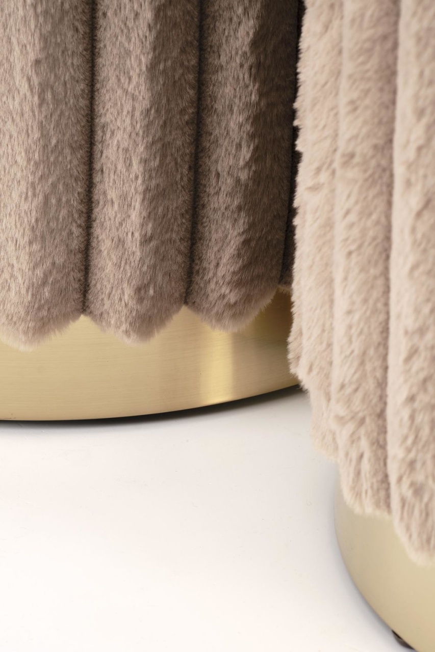 Set 2 tabureti Fido cappuccino/auriu - 2 | YEO