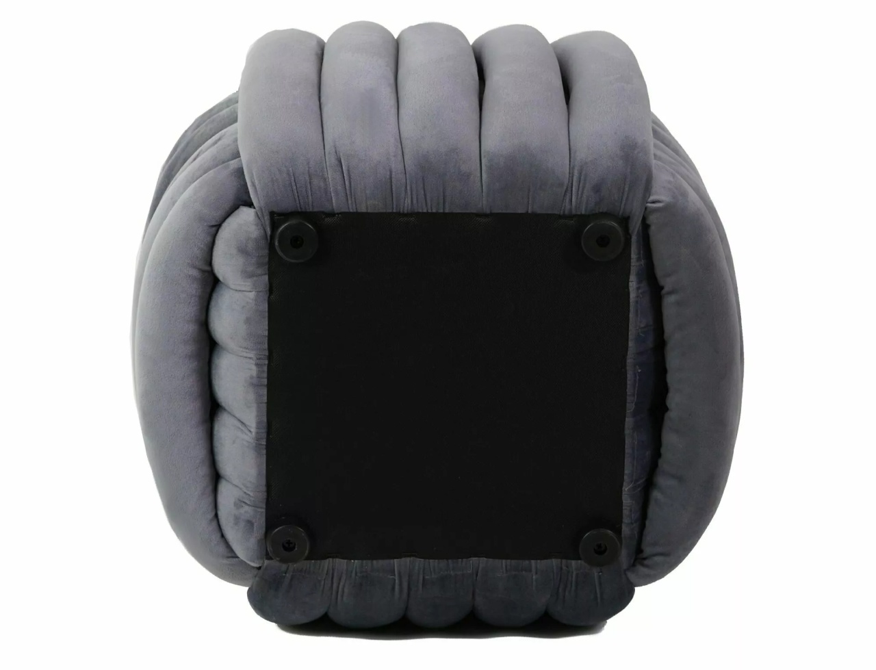 Taburet Bruni velvet gri Tap.252 - 2 | YEO