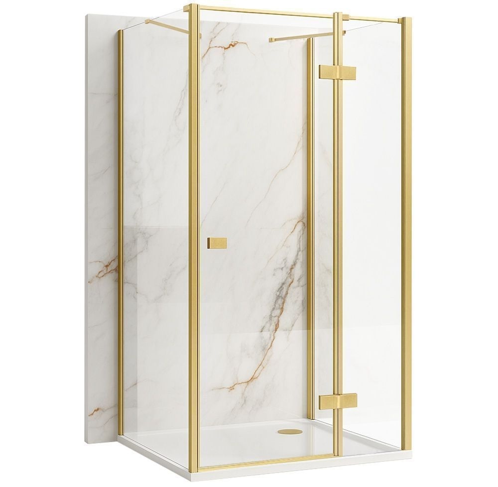 Cabina de dus Rea Atlas 120x100 Brush Gold