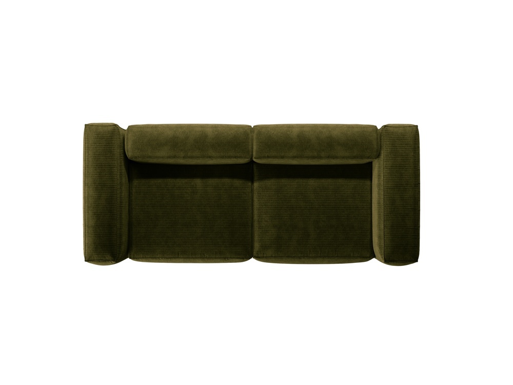 Canapea 3 locuri Bergamo velur reiat L264 cm - 3 | YEO