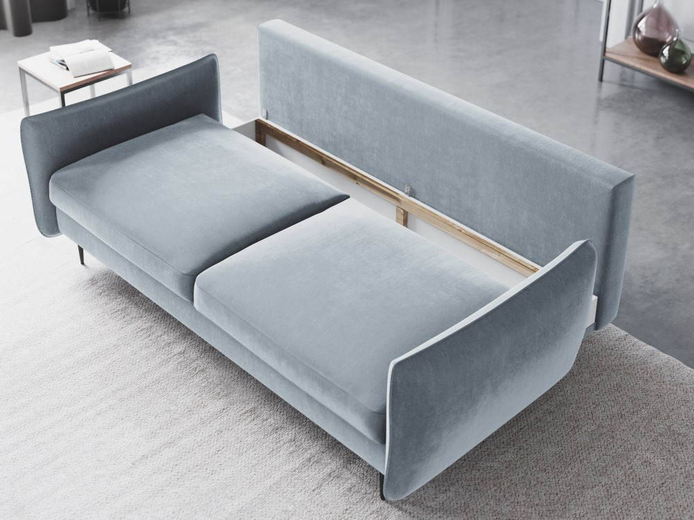 Poze Canapea extenisibila Vermont velvet – L222 x l105 x h90 cm