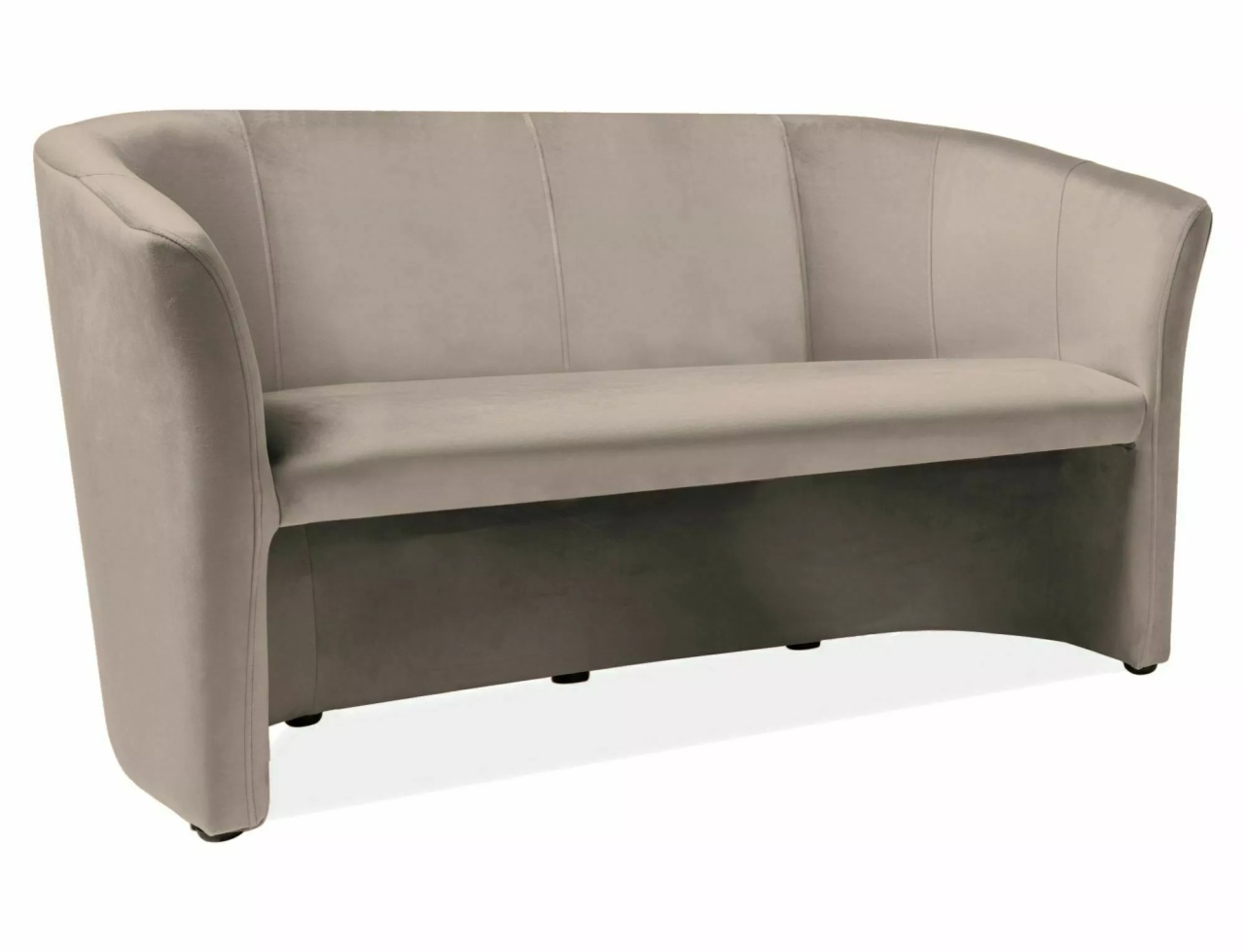 Canapea TM-3 velvet bej închis/wenge Blu40