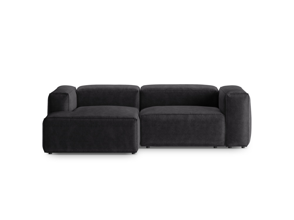 Coltar 2 locuri Bergamo velur reiat L244 cm - 1 | YEO