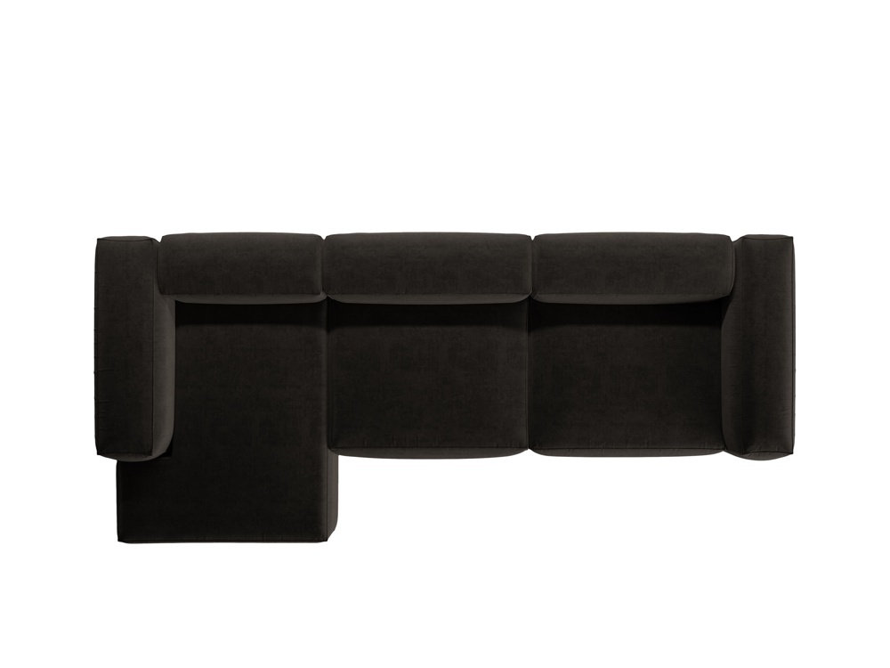Coltar 4 locuri Bergamo stofa L344 cm - 3 | YEO