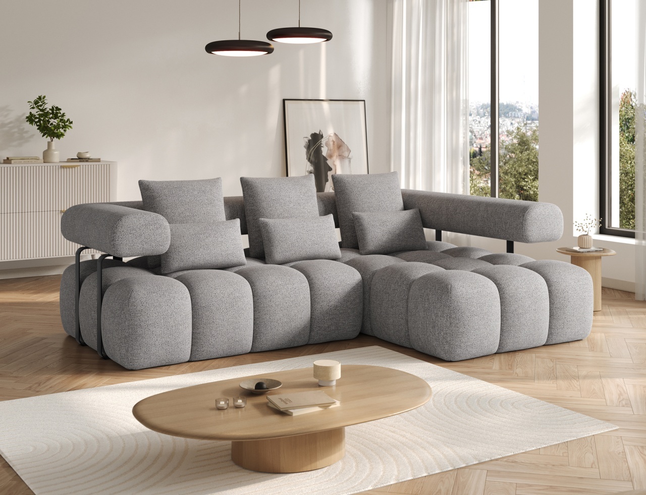 Coltar cu reglaj electric Levvi pe dreapta Coralline 03 - 3 | YEO