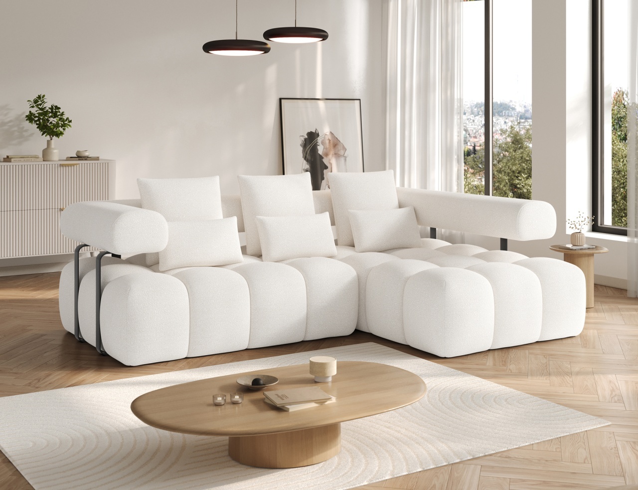Coltar cu reglaj electric Levvi pe dreapta Jaffray 01 - 3 | YEO