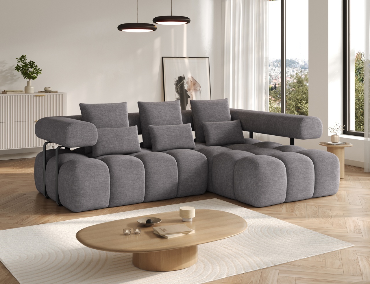 Coltar cu reglaj electric Levvi pe dreapta Manhattan 03 - 3 | YEO