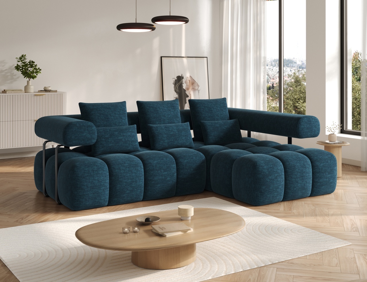 Coltar cu reglaj electric Levvi pe dreapta Manhattan 40 - 3 | YEO